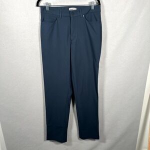 Vrst Pants Mens 30x34 Blue 4 Way Stretch 5 Pockets Flat Front Classic Outdoor